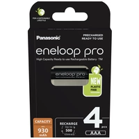 Eneloop pro HR03 Micro (AAA)-Akku NiMH 930 mAh 1.2 V 4 St. Eneloop pro HR03 Micro (AAA)-Akku NiMH 930 mAh 1.2 V 4 St.