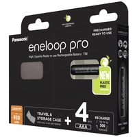 Eneloop pro HR03 +Box Micro (AAA)-Akku NiMH 930 mAh 1.2 V 4 St. Eneloop pro HR03 +Box Micro (AAA)-Akku NiMH 930 mAh 1.2 V 4 St.