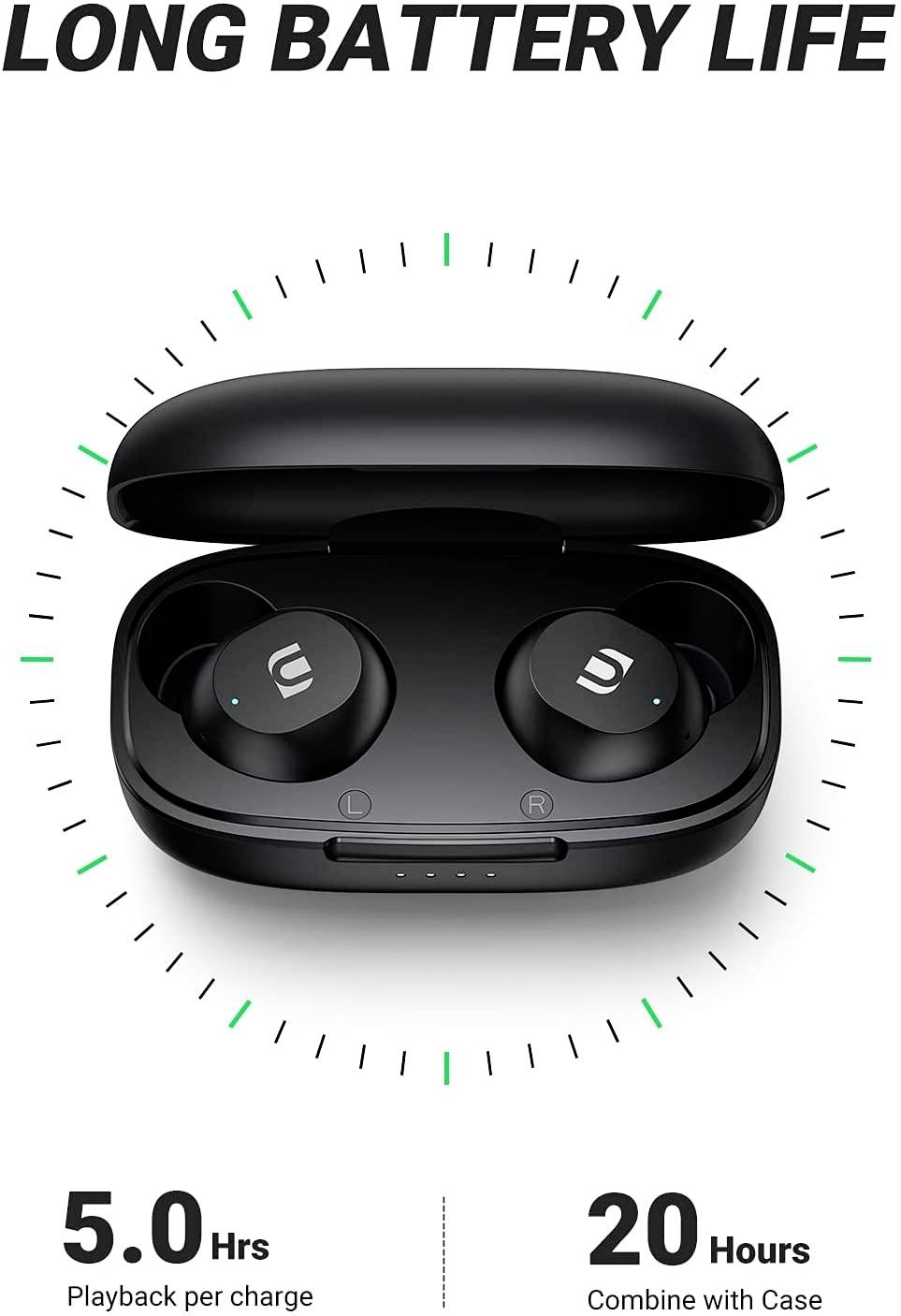 UGREEN Hitune Lite Wireless HiFi In Ear Kopfhörer Bluetooth® Stereo Schwarz Ladecase