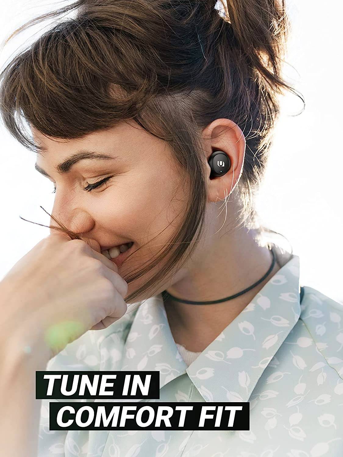 UGREEN Hitune Lite Wireless HiFi In Ear Kopfhörer Bluetooth® Stereo Schwarz Ladecase