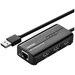 UGREEN USB 2.0 Hub RJ45 Ethernet Adapter 3+1 Port USB 2.0-Hub Schwarz UGREEN USB 2.0 Hub RJ45 Ethernet Adapter 3+1 Port USB 2.0-Hub Schwarz
