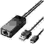 UGREEN USB-Micro-B / RJ45 Netzwerk Adapter [1x Micro USB - 1x RJ45-Buchse] 1 m Schwarz