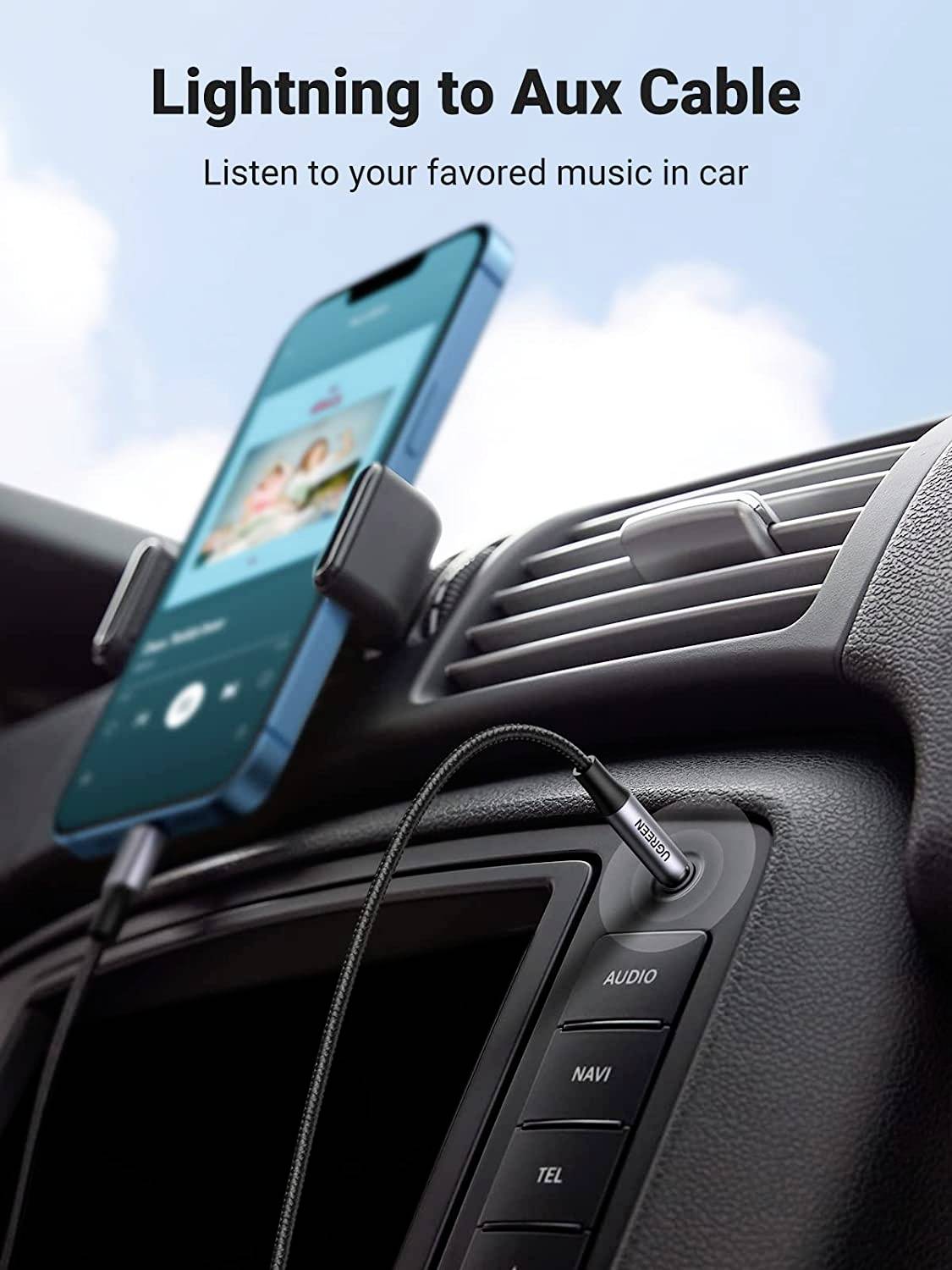 UGREEN USB-Kabel 1 m Schwarz 70509