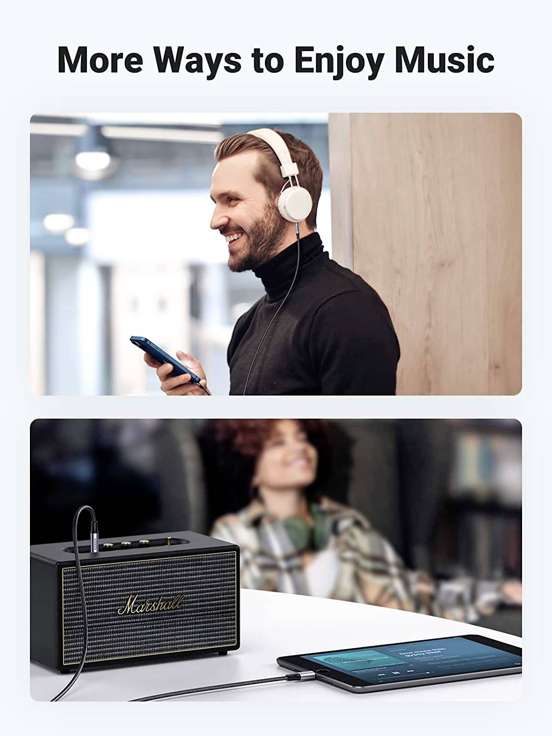 UGREEN USB-Kabel 1 m Schwarz 70509