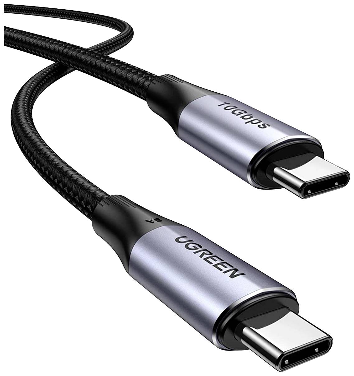UGREEN USB-Kabel USB-C® Stecker 1 m Schwarz 80150