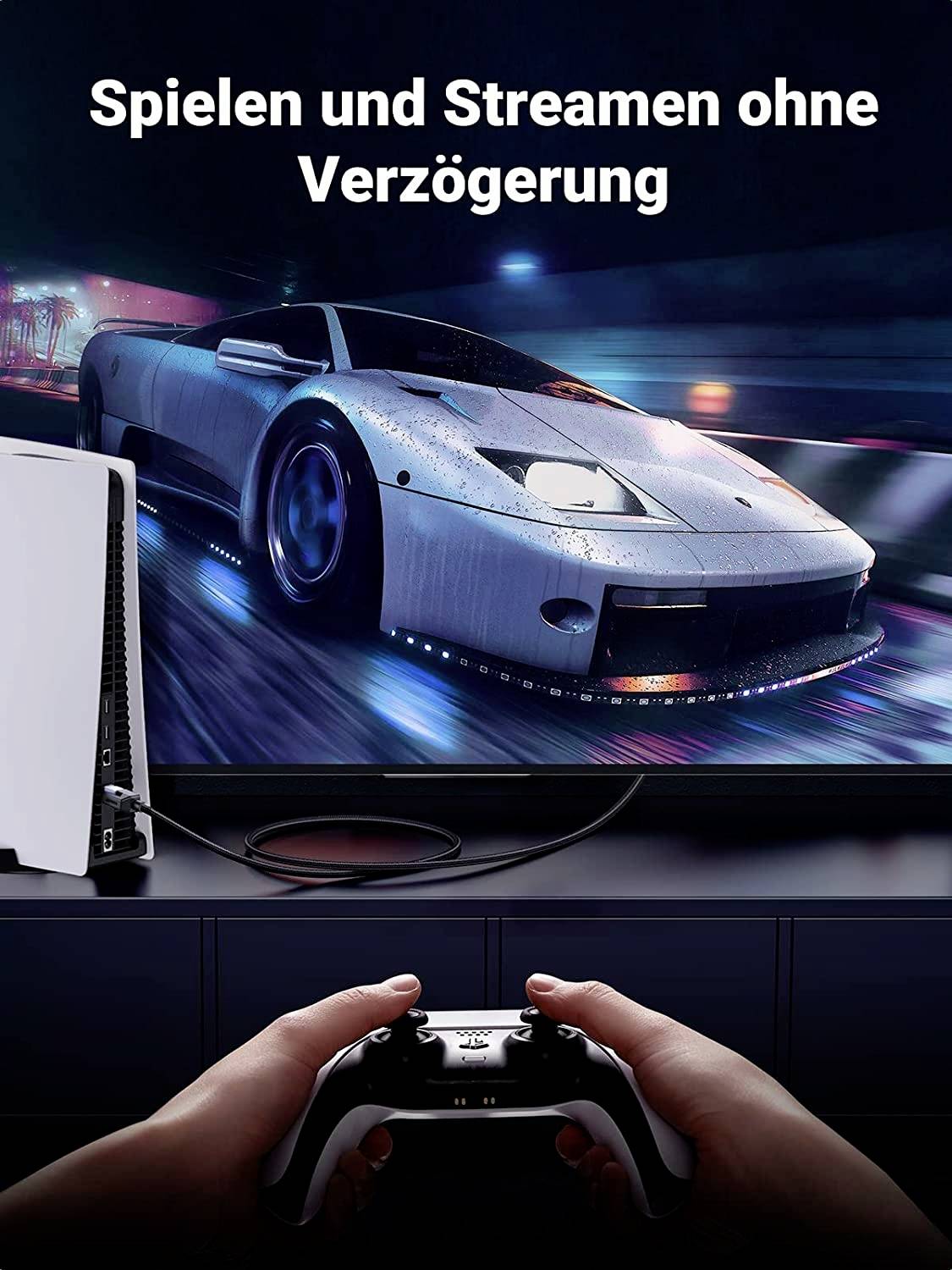 UGREEN 80429 RJ45 1.00 m Schwarz 1 St.