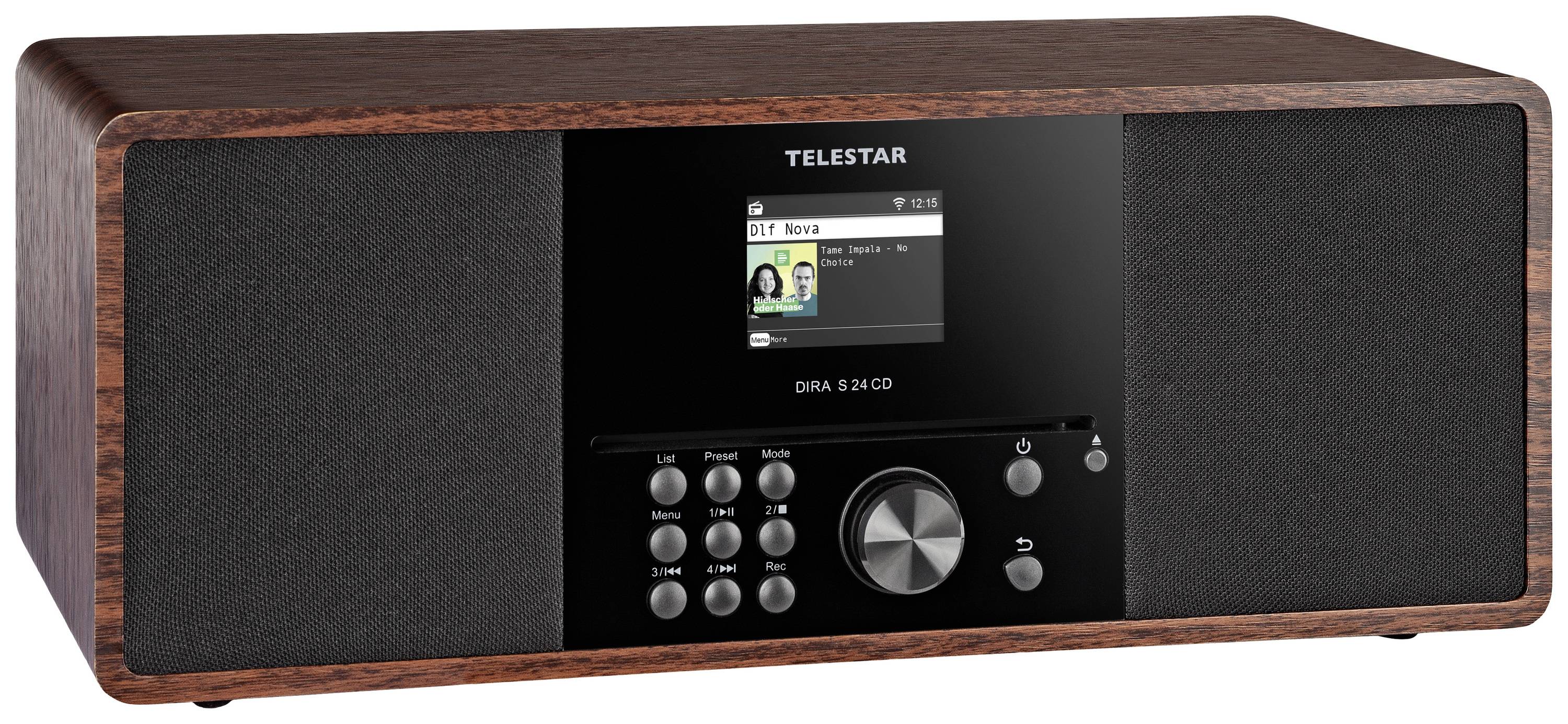 Telestar DIRA S 24 CD CD-Radio DAB+, UKW CD, USB Holz