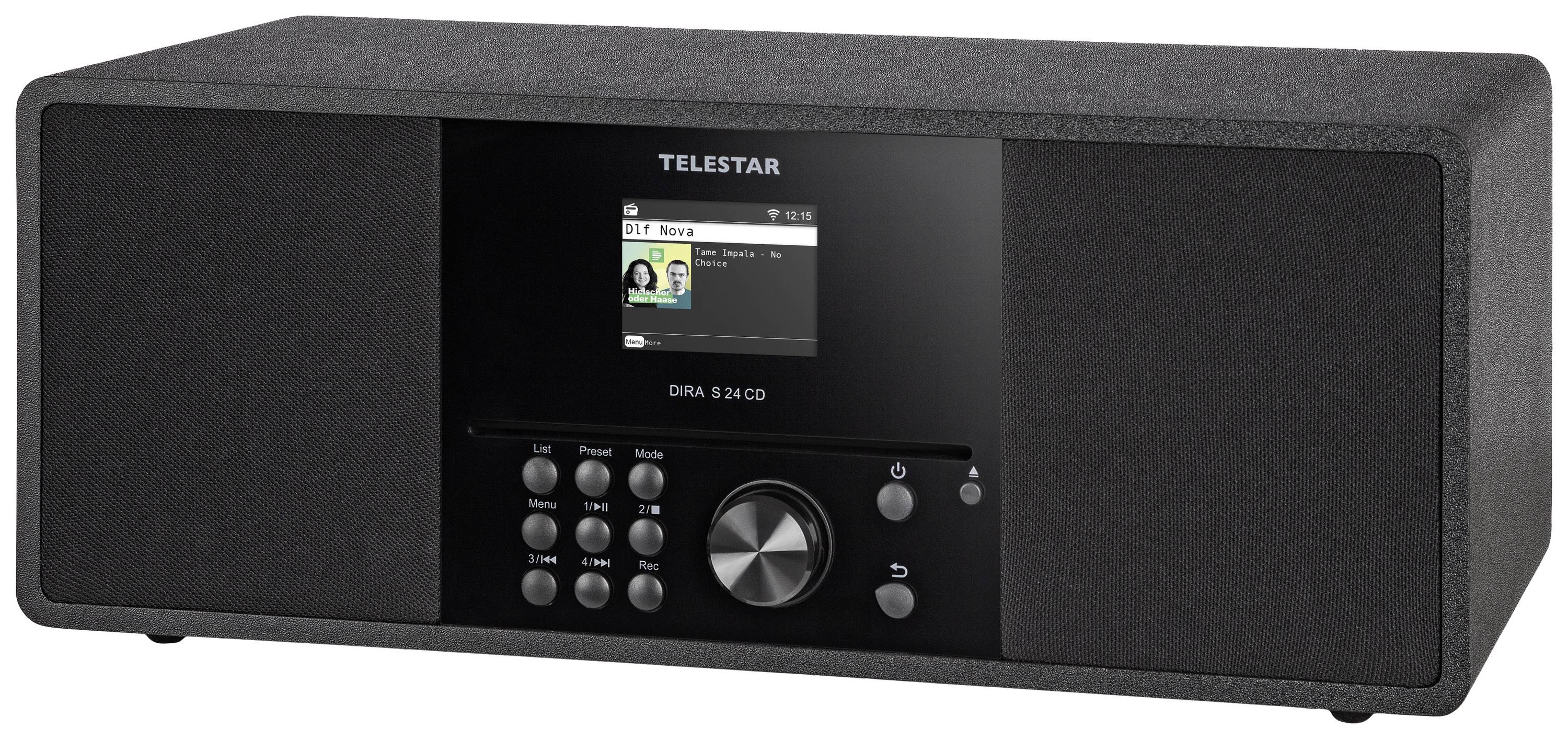 Telestar DIRA S 24 CD CD-Radio DAB+, UKW CD, USB Schwarz