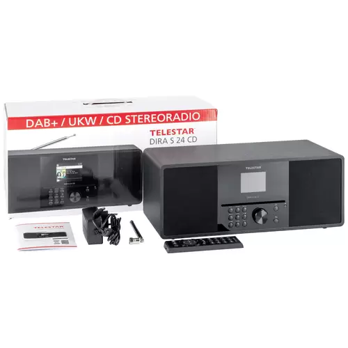Telestar DIRA S 24 CD CD-Radio DAB+, UKW CD, USB Schwarz Telestar DIRA S 24 CD CD-Radio DAB+, UKW CD, USB Schwarz