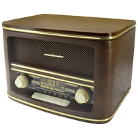 Soundmaster NR961 Tischradio DAB+, UKW AUX, USB, CD, Bluetooth® Inkl. Fernbedienung Braun Soundmaster NR961 Tischradio DAB+, UKW AUX, USB, CD, Bluetooth® Inkl. Fernbedienung Braun
