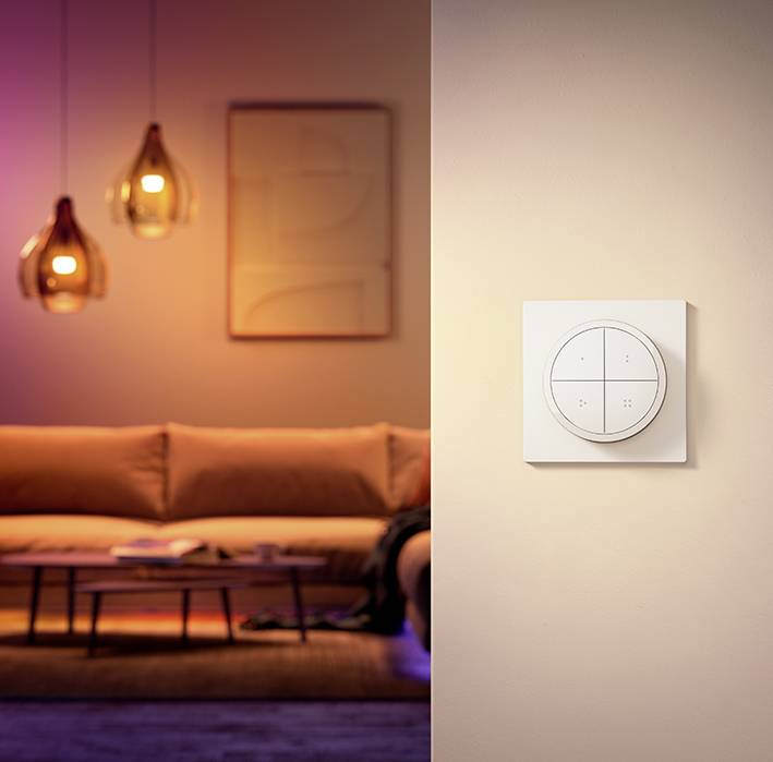 Philips Hue Funk-Schalter 8719514440999 Hue Tap dial switch EU White