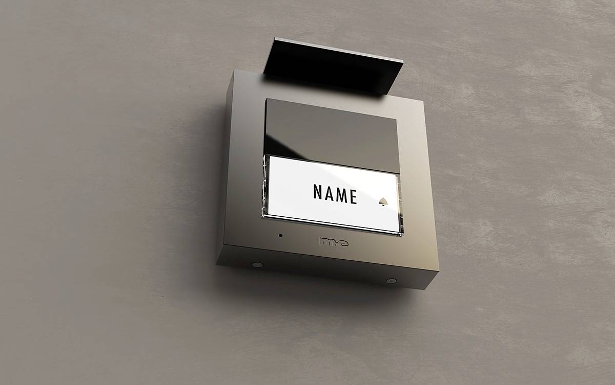 M-e modern-electronics ADV-1010A Vistadoor Audio-Außenstation für Türsprechanlage Kabelgebunden Außeneinheit 1 Familienhaus