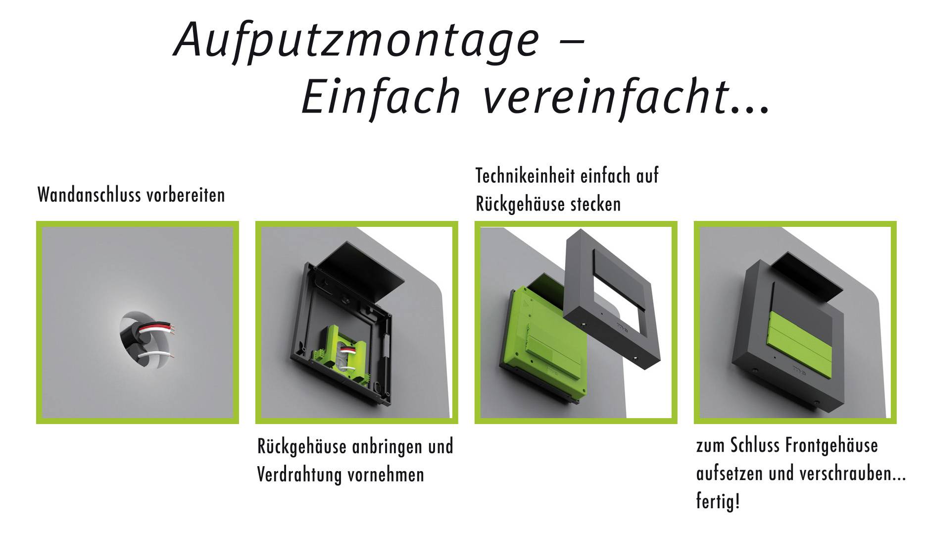 M-e modern-electronics ADV-1010W Vistadoor Audio-Außenstation für Türsprechanlage Kabelgebunden Außeneinheit 1 Familienhaus Weiß