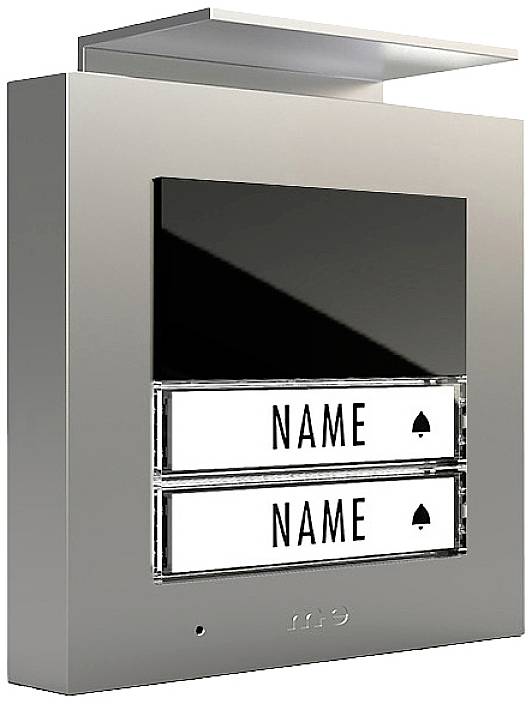 M-e modern-electronics ADV-1020 S Vistadoor Audio-Außenstation für Türsprechanlage Kabelgebunden Außeneinheit 2 Familienhaus