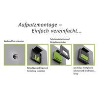 M-e modern-electronics ADV-1020W Vistadoor Audio-Außenstation für Türsprechanlage Kabelgebunden Außeneinheit 2 Familienhaus Weiß M-e modern-electronics ADV-1020W Vistadoor Audio-Außenstation für Türsprechanlage Kabelgebunden Außeneinheit 2 Familienhaus Weiß