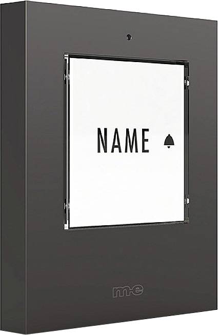 M-e modern-electronics 41303 Funkklingel Sender beleuchtet, mit Namensschild