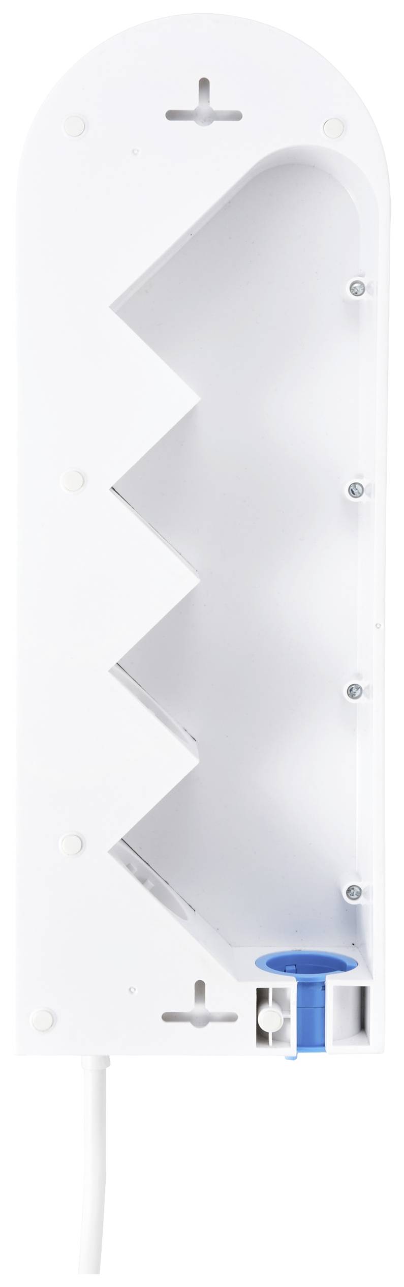 Sygonix SY-5228510 Steckdosenleiste mit Schalter 4fach Weiß Schutzkontakt 1St.