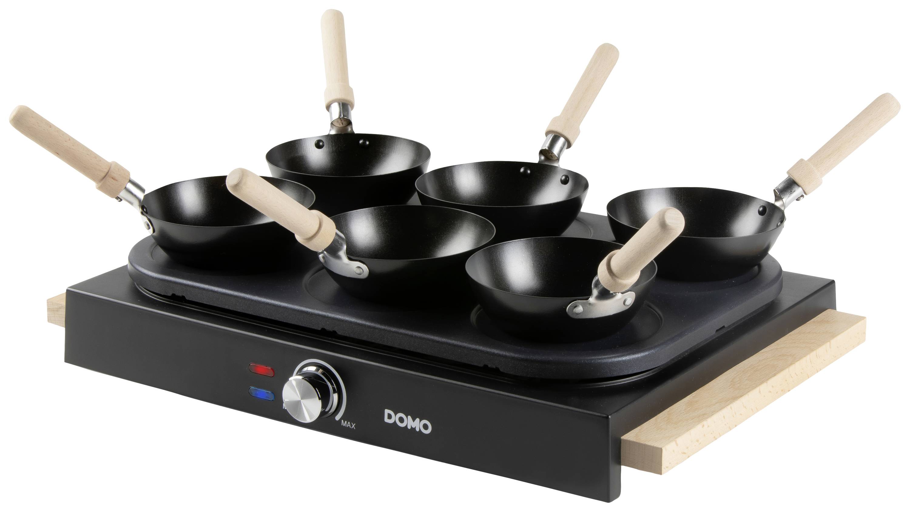 DOMO DO8716W Wok Schwarz