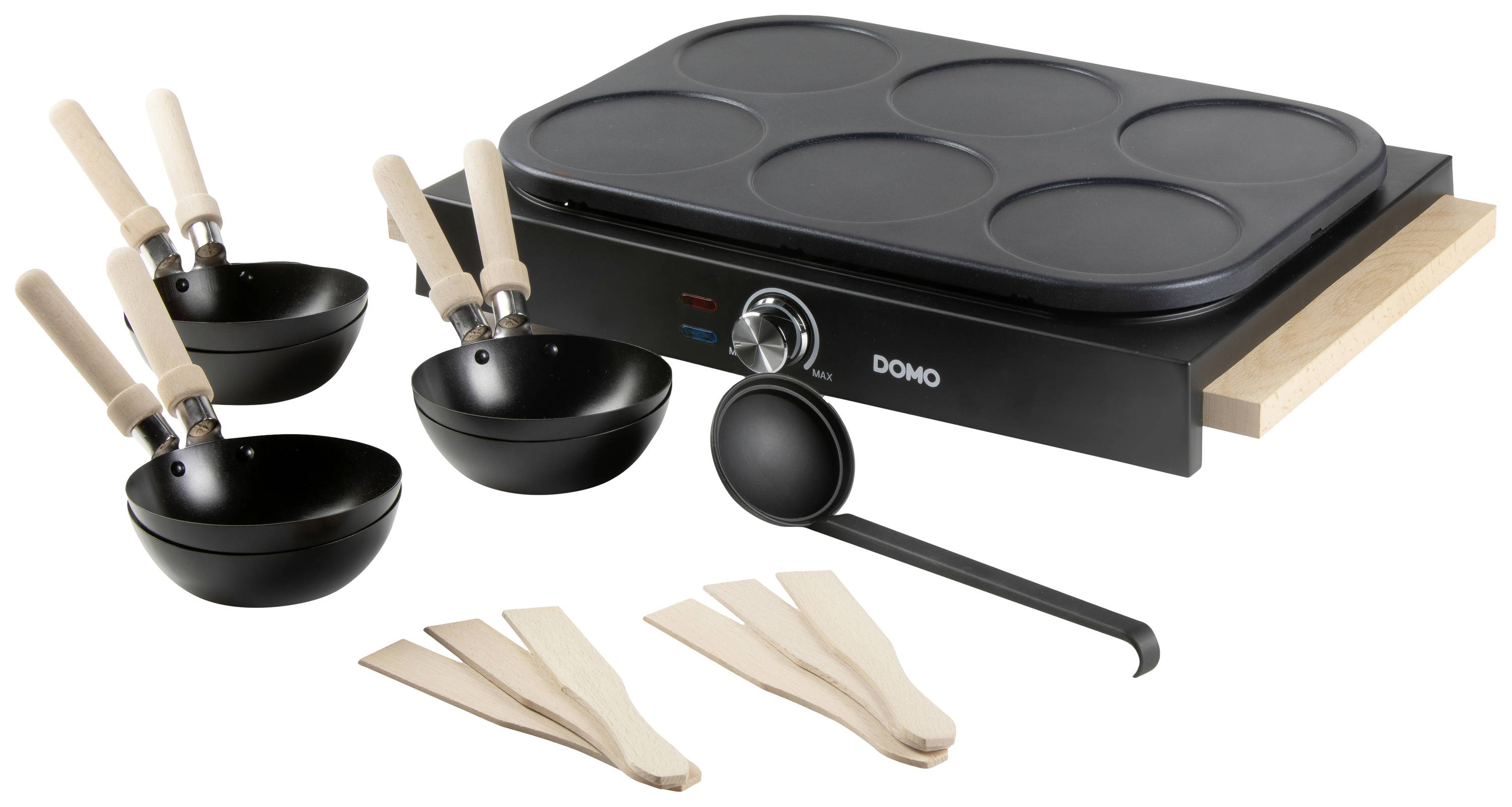 DOMO DO8716W Wok Schwarz