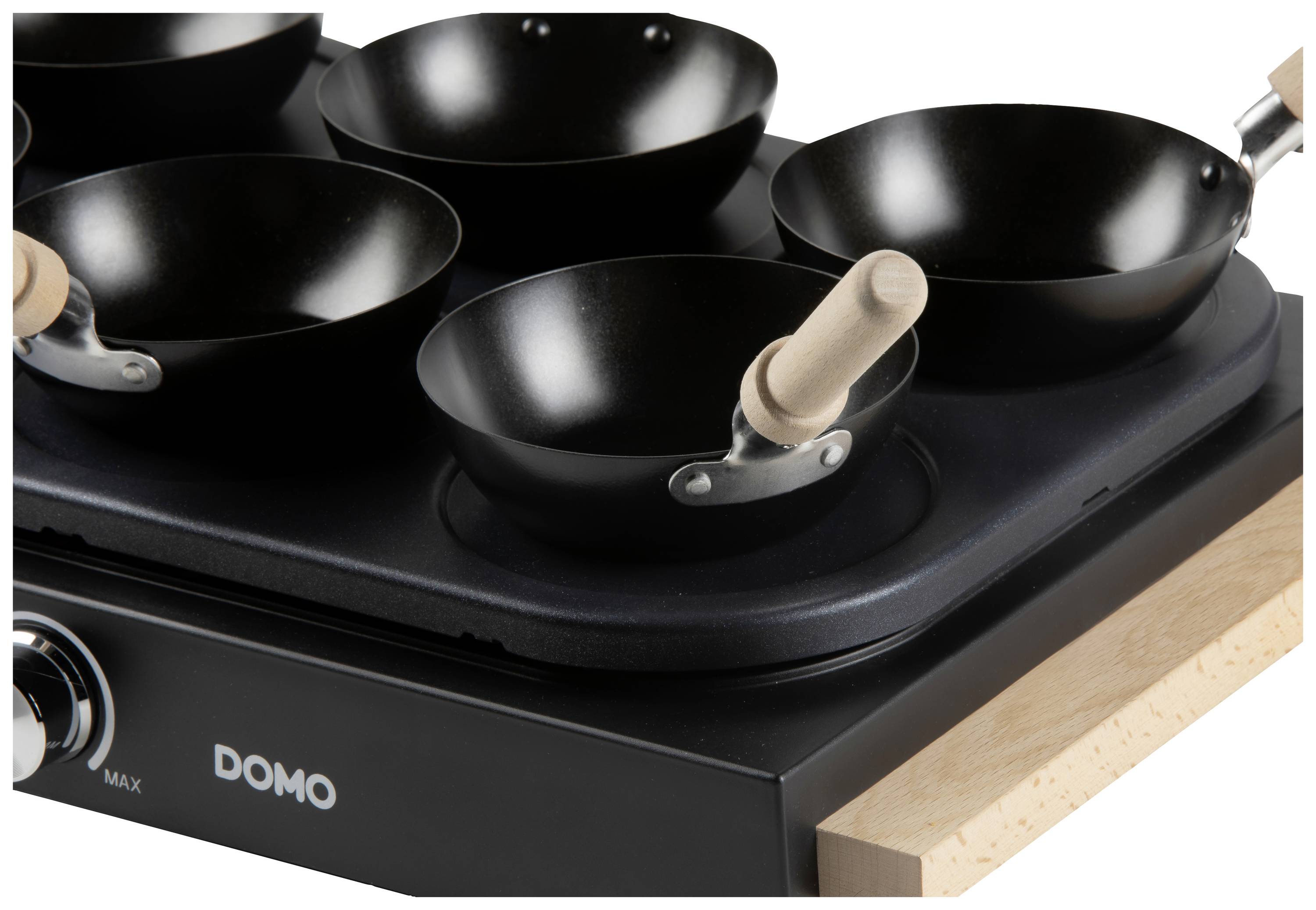 DOMO DO8716W Wok Schwarz