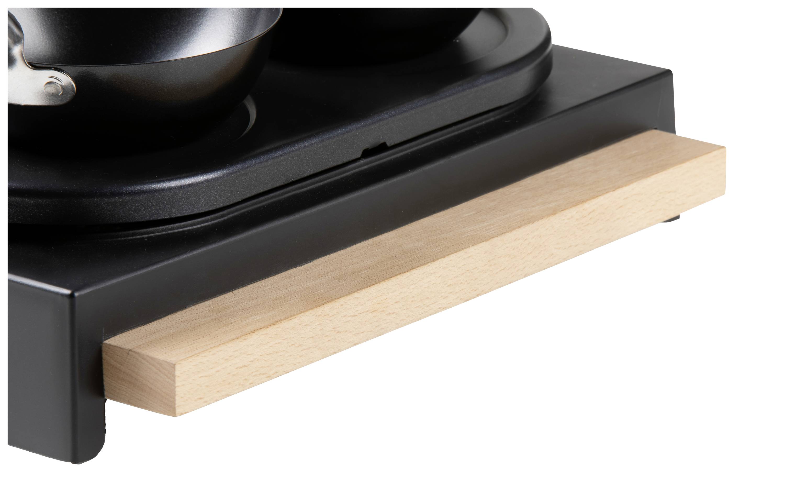 DOMO DO8717P Pancake-Platten Antihaftbeschichtung, Kontrollleuchte Schwarz