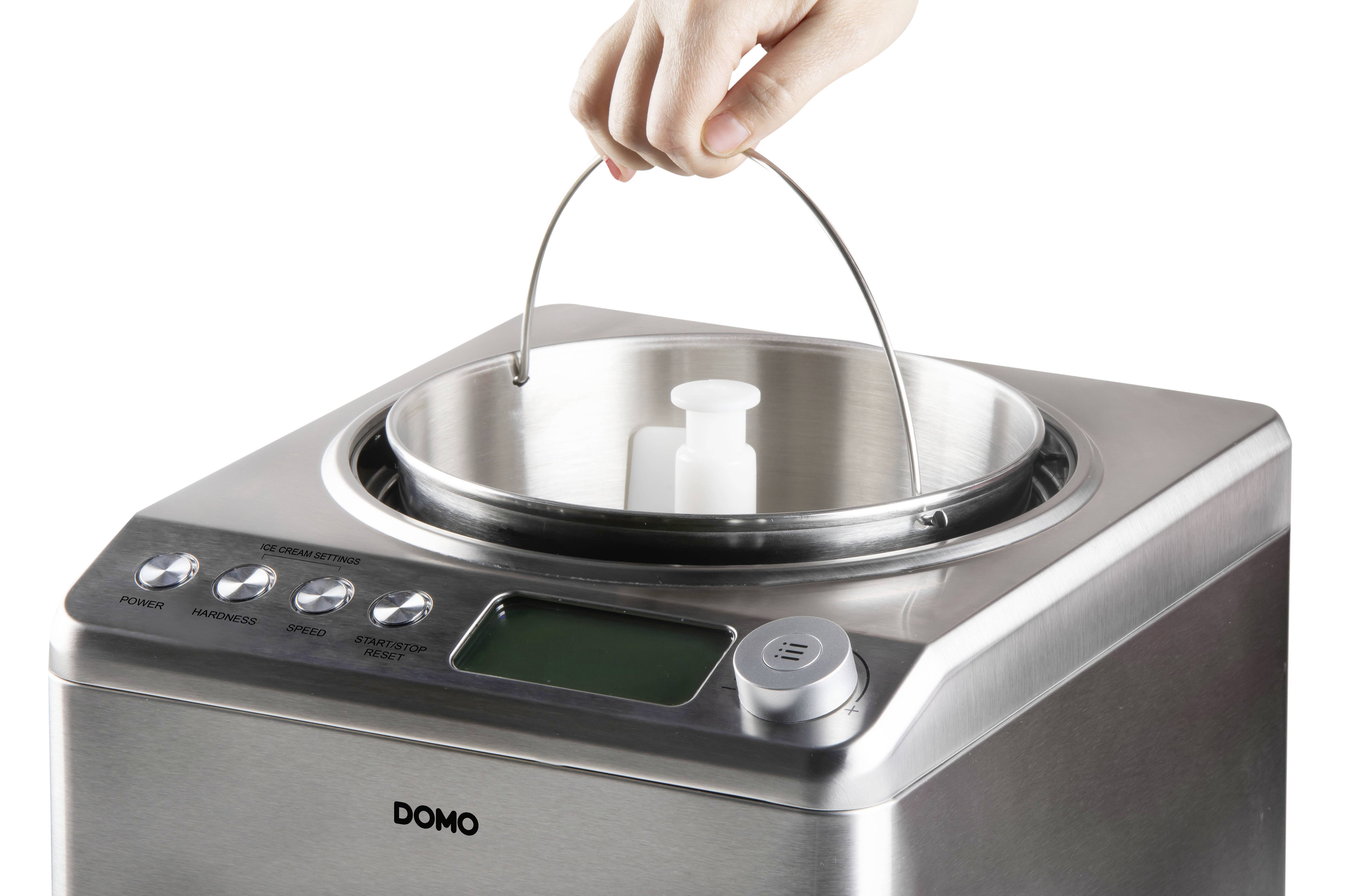 DOMO DO92321 Pro Eismaschine mit Display 2.5l