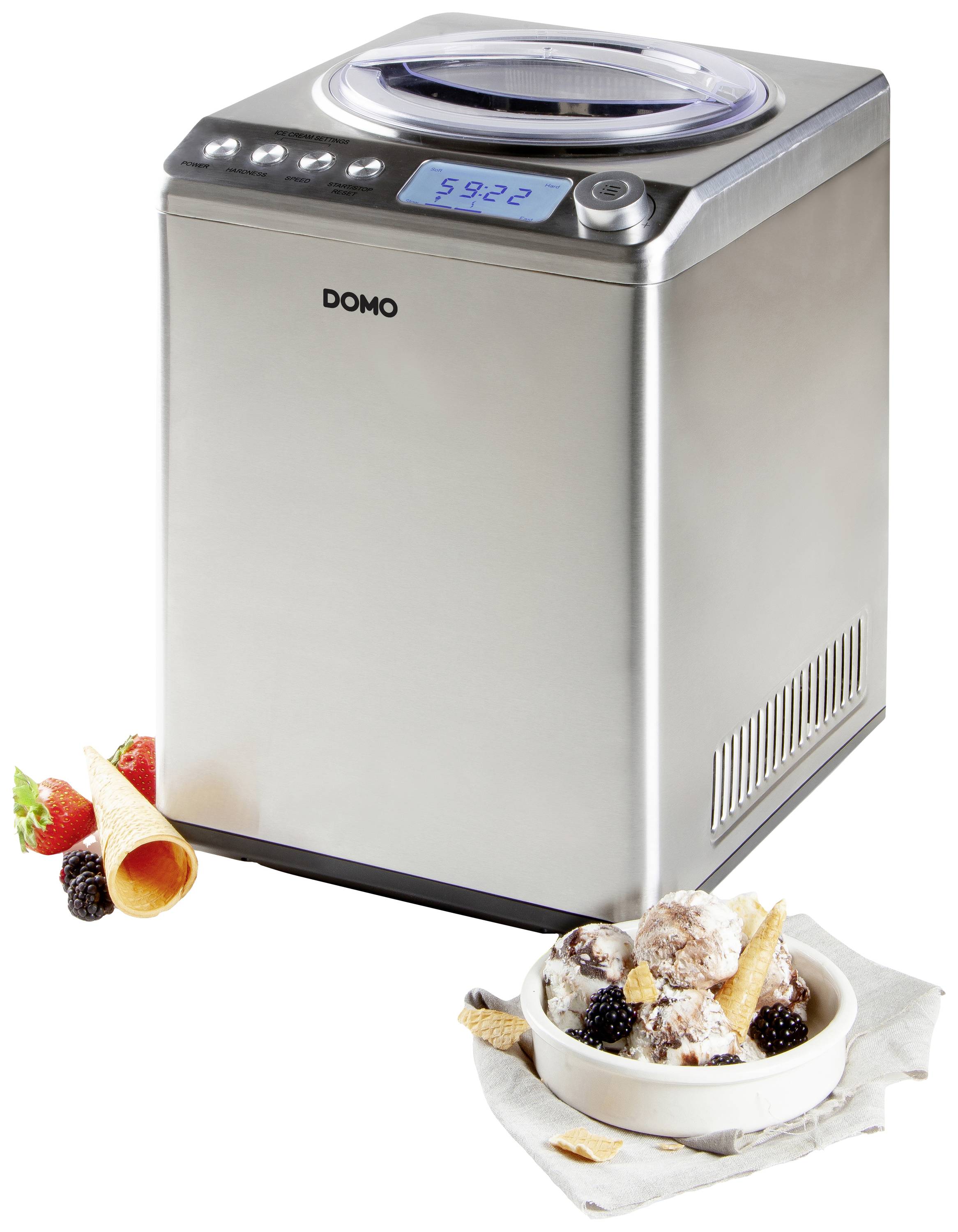 DOMO DO92321 Pro Eismaschine mit Display 2.5 l