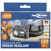 Ansmann HD230BS LED Stirnlampe batteriebetrieben 230lm 1600-0386 Ansmann HD230BS LED Stirnlampe batteriebetrieben 230lm 1600-0386