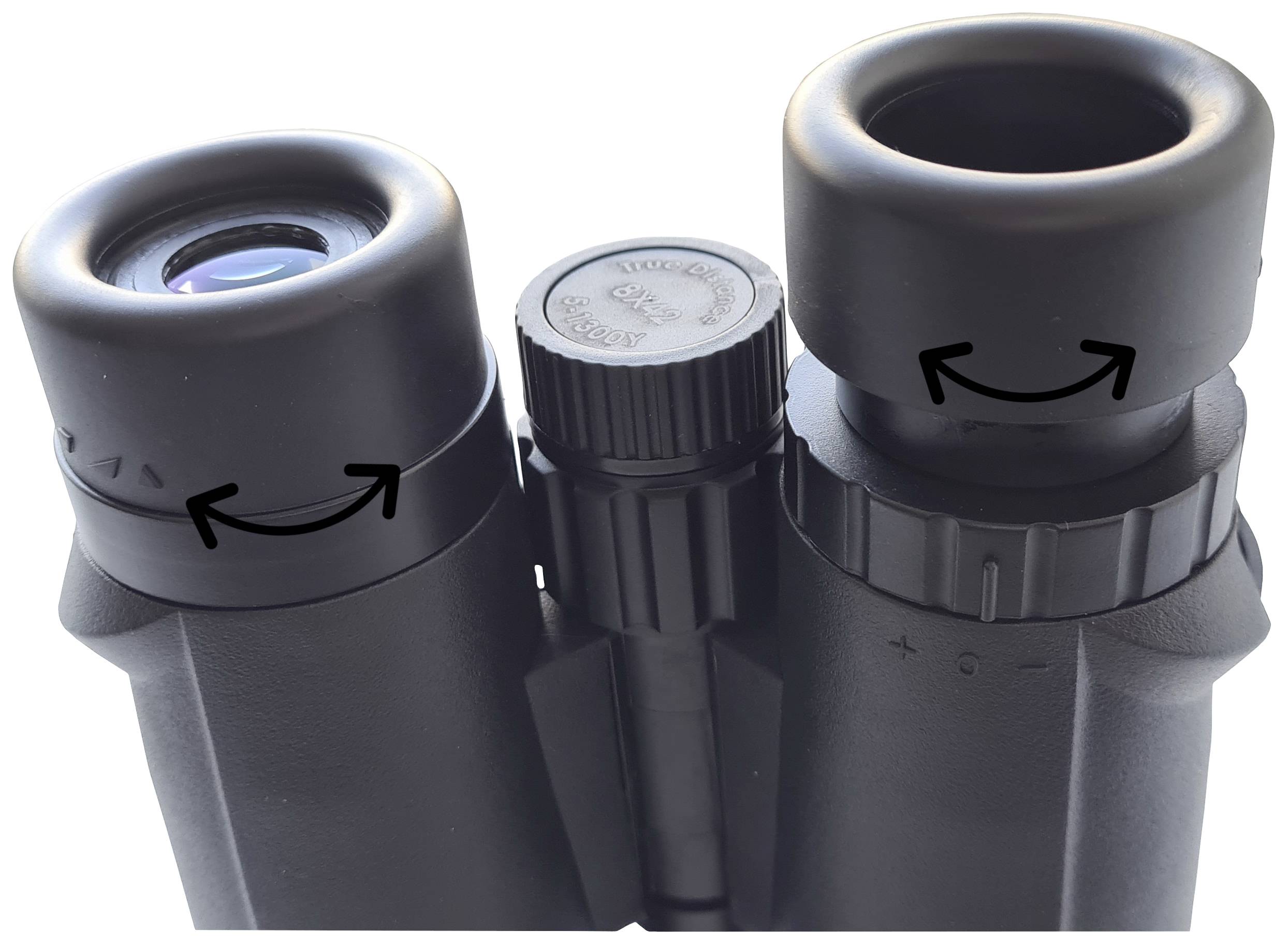 Berger & Schröter Fernglas mit Entfernungsmesser 8x42 m. LEM 8 x 21mm Binokular Schwarz 32188