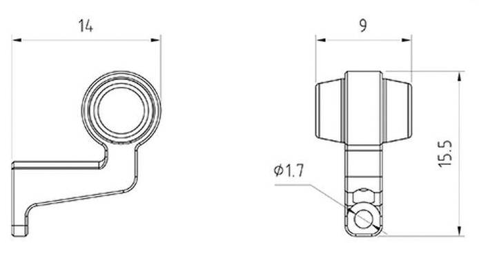 Thicon Models 50356 Seitenbegrenzungsleuchte 1St.