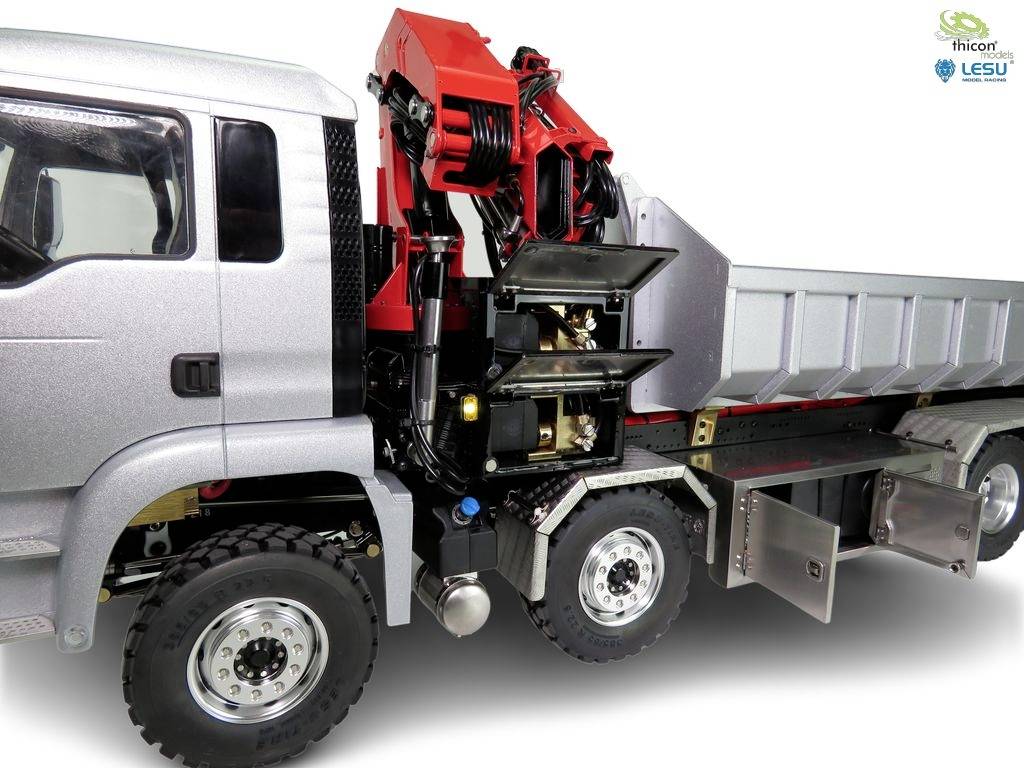 Thicon Models 55053 MAN TGS 8x8 1:14 Elektro RC Modell-LKW Bausatz