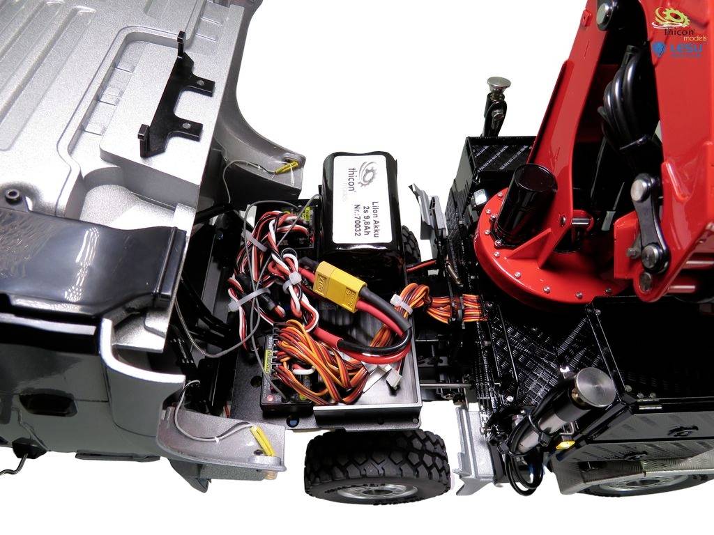 Thicon Models 55053 MAN TGS 8x8 1:14 Elektro RC Modell-LKW Bausatz