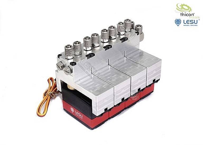 Thicon Models 56043 Alu 4-fach Hydraulik-Ventil 1 St.