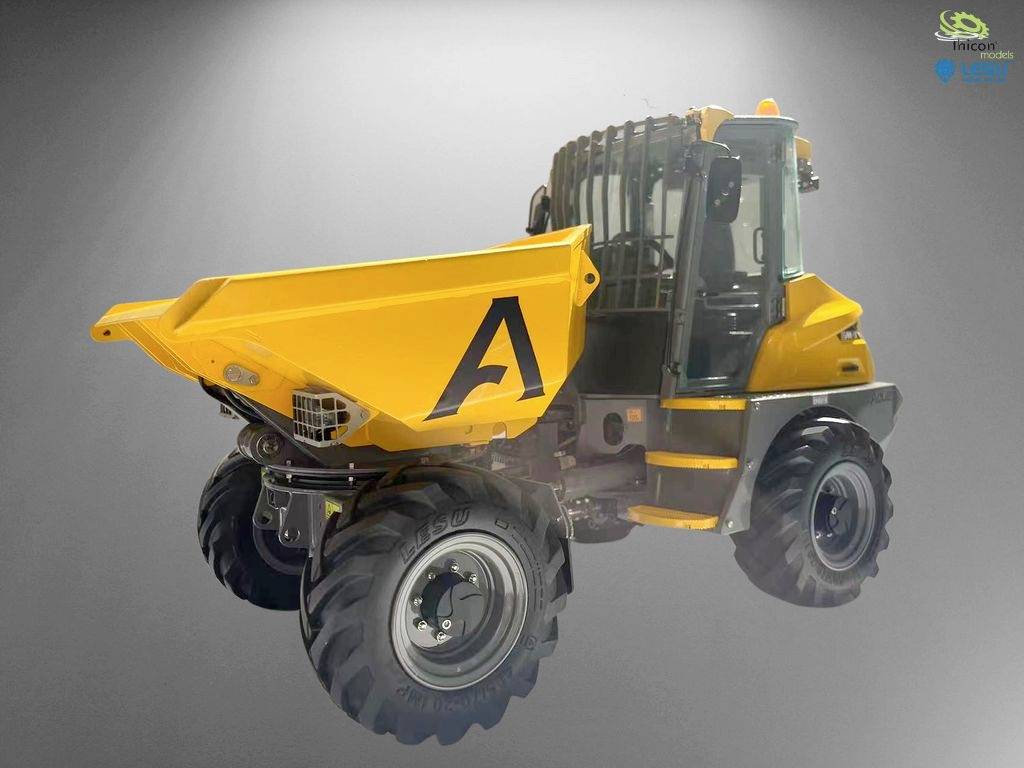 Thicon Models 58420 4x4 Mini-Kipper 6MDX grau/gelb pulverlackiert 1:14 Elektro RC Modell-LKW Bausatz