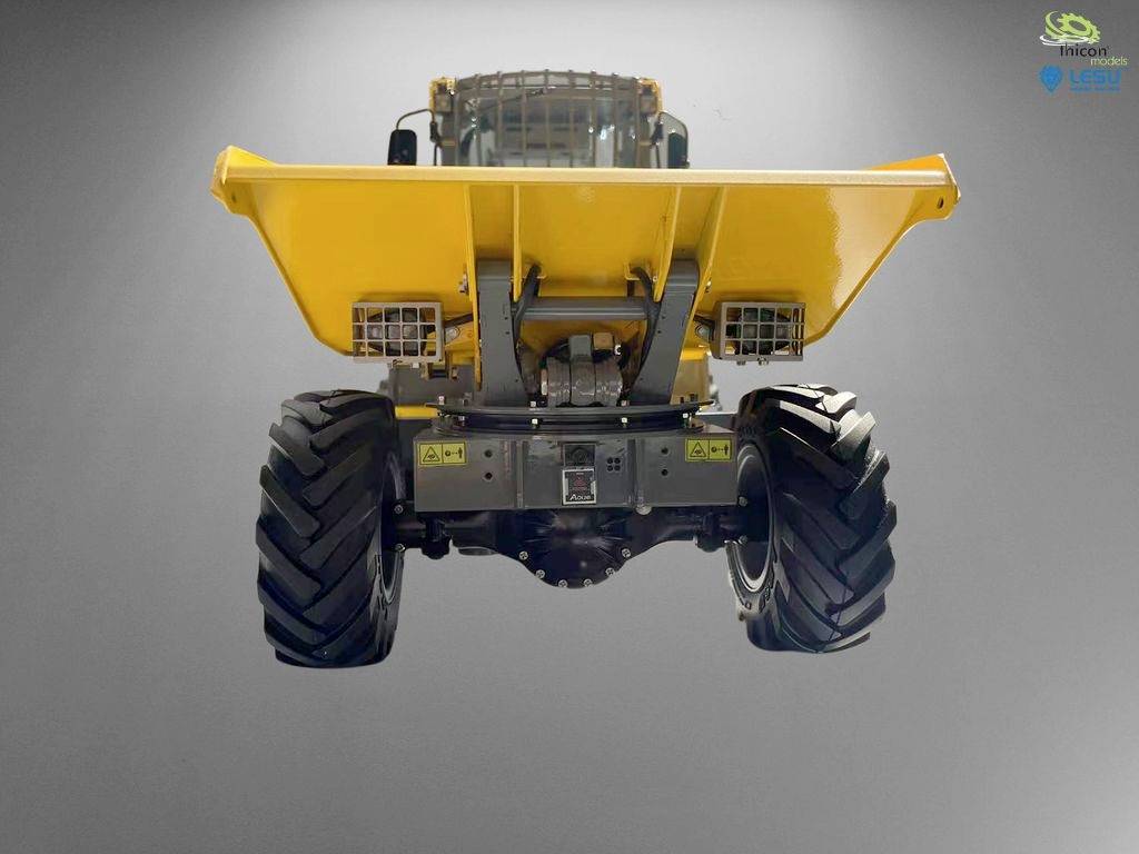 Thicon Models 58420 4x4 Mini-Kipper 6MDX grau/gelb pulverlackiert 1:14 Elektro RC Modell-LKW Bausatz