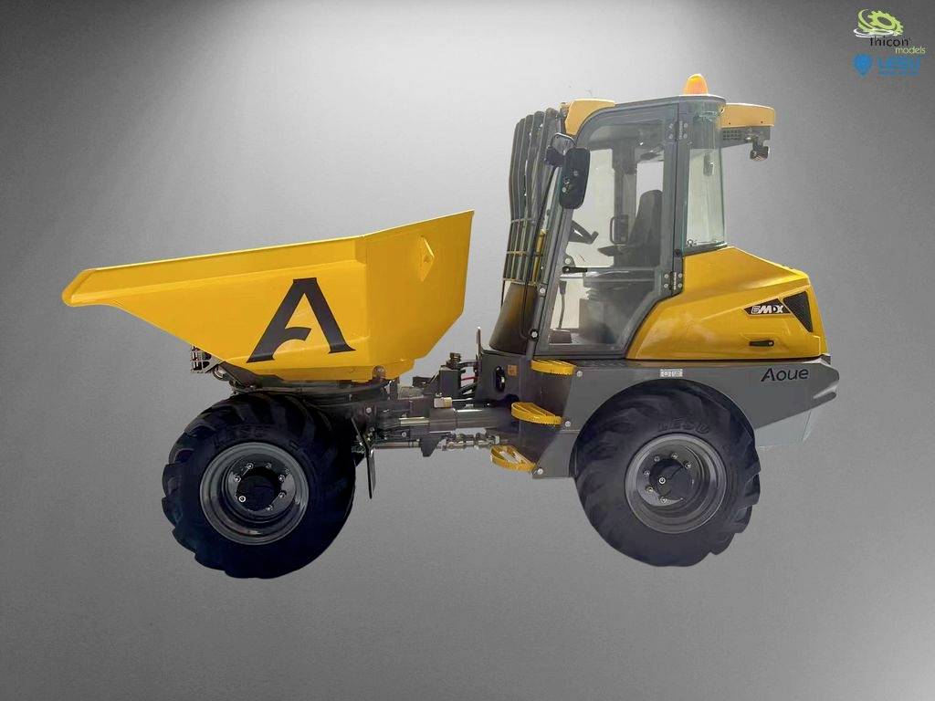 Thicon Models 58420 4x4 Mini-Kipper 6MDX grau/gelb pulverlackiert 1:14 Elektro RC Modell-LKW Bausatz