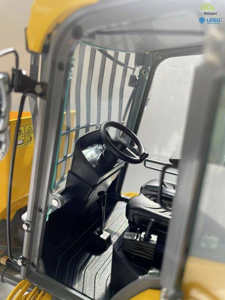 Thicon Models 58420 4x4 Mini-Kipper 6MDX grau/gelb pulverlackiert 1:14 Elektro RC Modell-LKW Bausatz