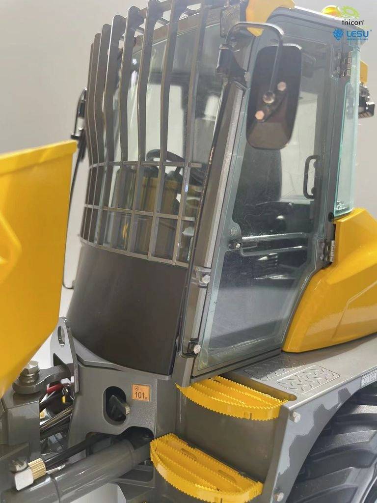 Thicon Models 58420 4x4 Mini-Kipper 6MDX grau/gelb pulverlackiert 1:14 Elektro RC Modell-LKW Bausatz