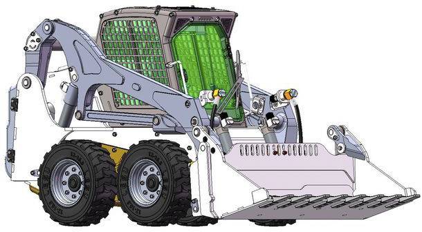 Thicon Models 58500 Kompaktlader 1:14 Elektro RC Funktionsmodell Bausatz