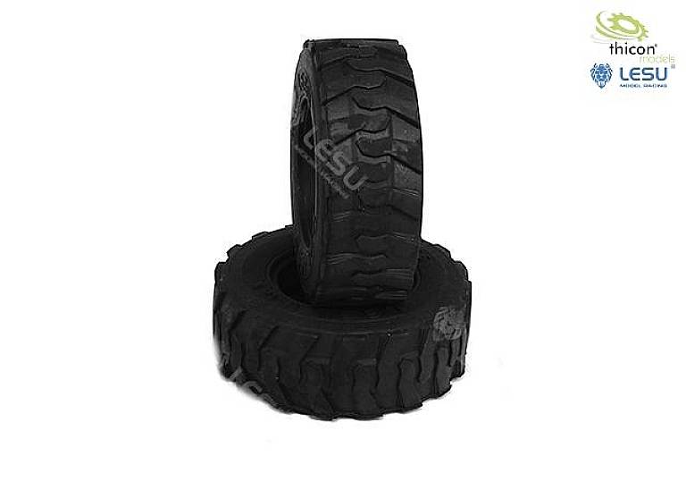 Thicon Models 58550 1:14 Kompaktlader-Reifen 2 St.