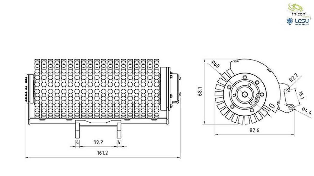 Thicon Models 58559 1:14 Rotationsbürste 1 St.