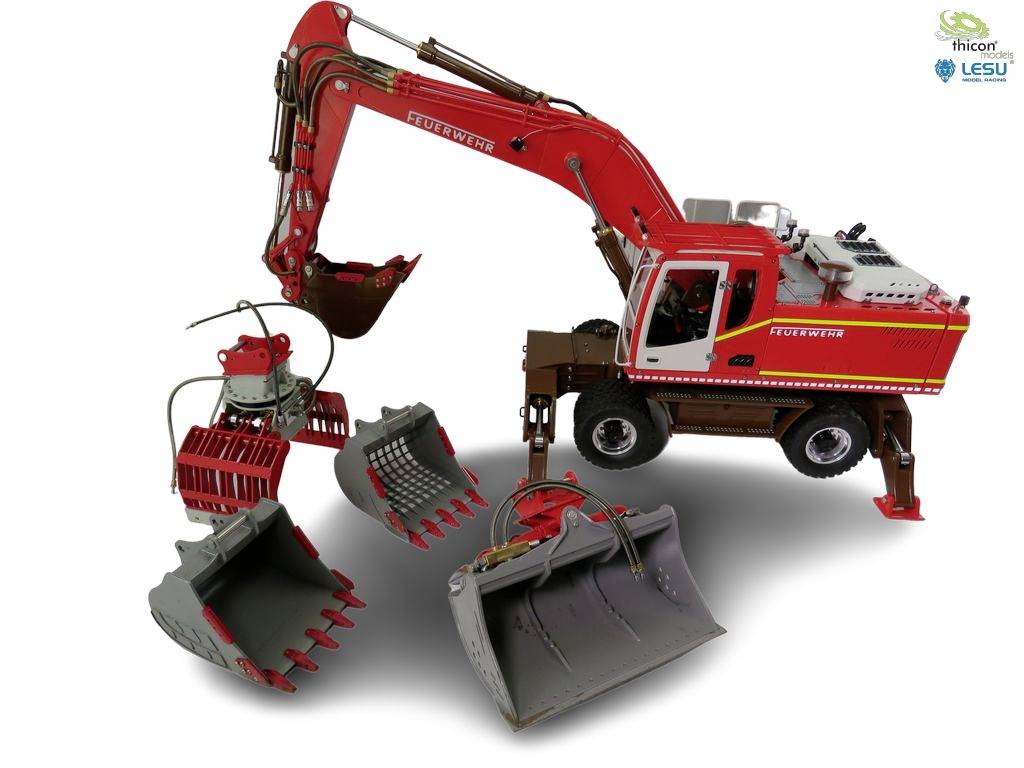 Thicon Models 58700 Mobilbagger 4x4 1:14 Elektro RC Funktionsmodell Bausatz