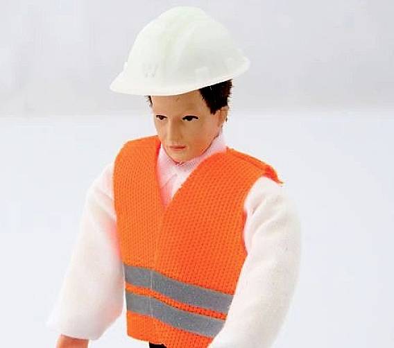 WEDICO-models 2302-W Fahrerfigur-Helm 1 St.