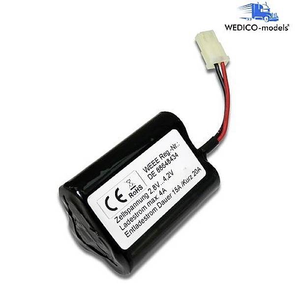 WEDICO-models Modellbau-Akkupack (LiIon) 11.1V 4200 mAh AMP
