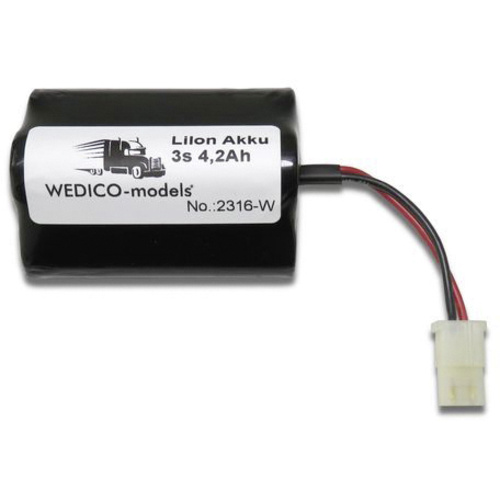 WEDICO-models Modellbau-Akkupack (LiIon) 11.1 V 4200 mAh AMP