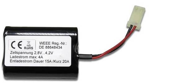 WEDICO-models Modellbau-Akkupack (LiIon) 11.1V 4200 mAh AMP