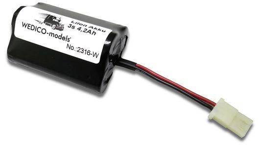 WEDICO-models Modellbau-Akkupack (LiIon) 11.1V 4200 mAh AMP