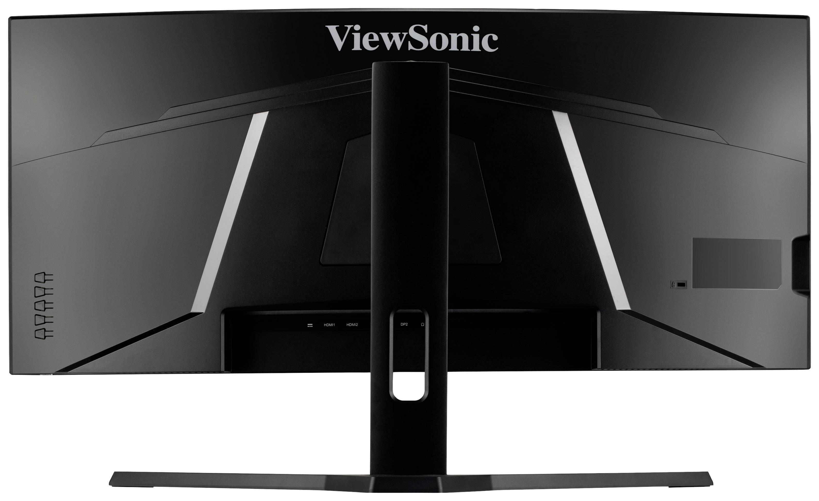 Viewsonic VX3418-2KPC Gaming Monitor EEK G (A - G) 86.4 cm (34 Zoll) 3440 x 1440 Pixel 21:9 1 ms DisplayPort, HDMI®, Kopfhörer (3.5 mm Klinke) VA