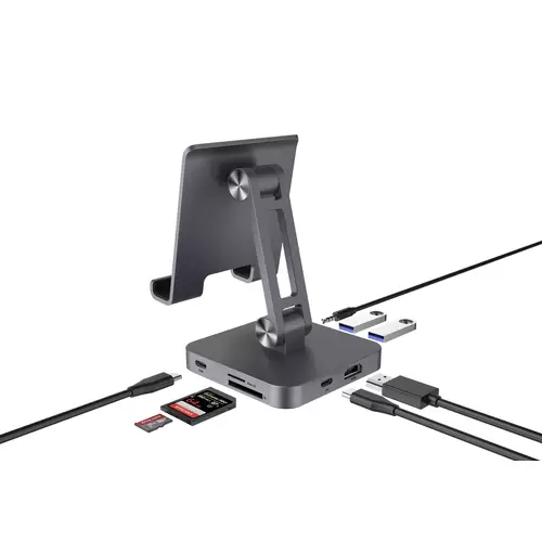 Renkforce USB-C® Tablet Dockingstation + Ständer Passend für (Details): Android Tablets & Smartphones, iPads, iPhone 15, Surface Renkforce USB-C® Tablet Dockingstation + Ständer Passend für (Details): Android Tablets & Smartphones, iPads, iPhone 15, Surface