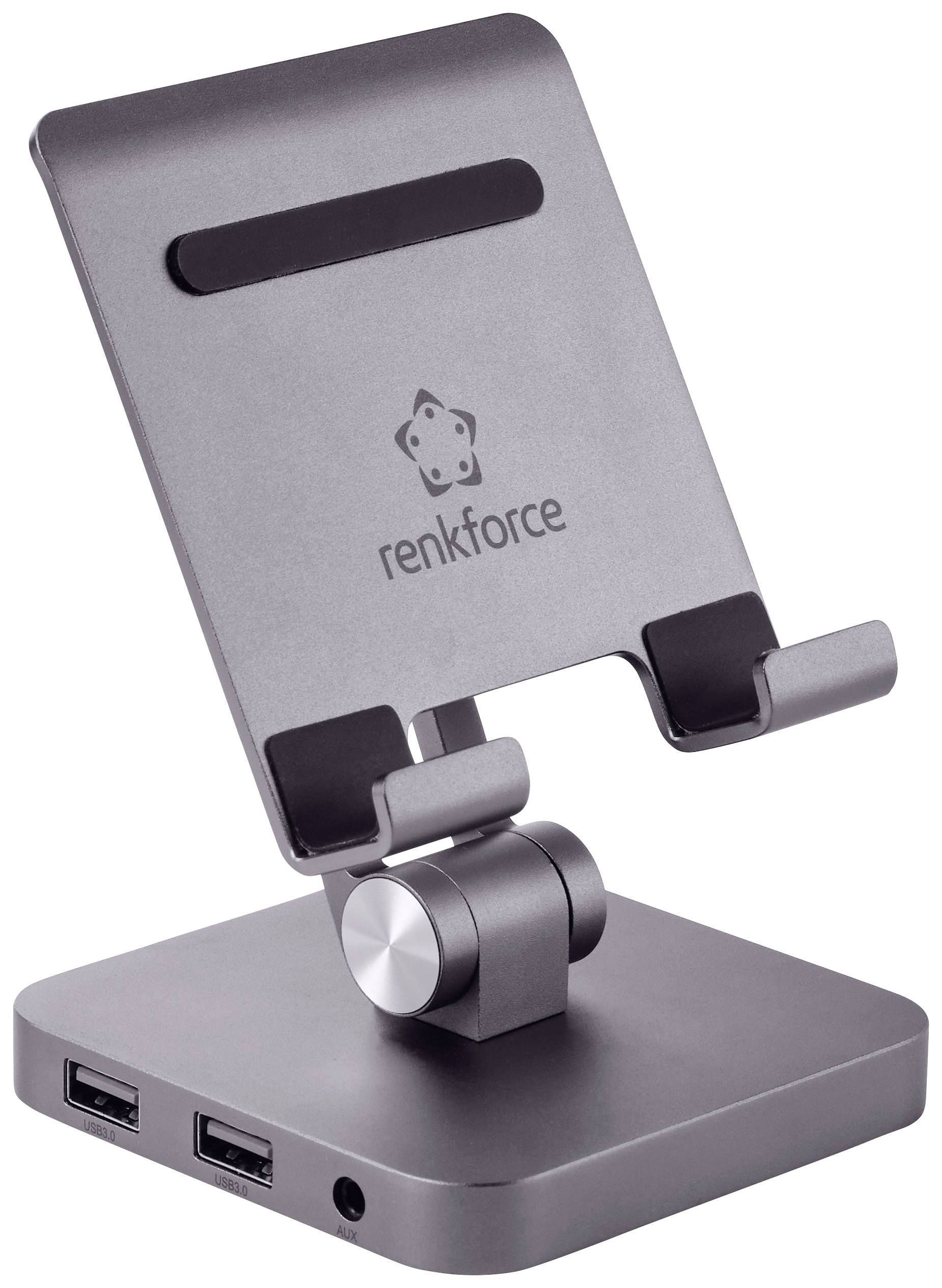 Renkforce USB-C® Tablet Dockingstation + Ständer Passend für (Details): Android Tablets & Smartphones, iPads, iPhone 15, Surface